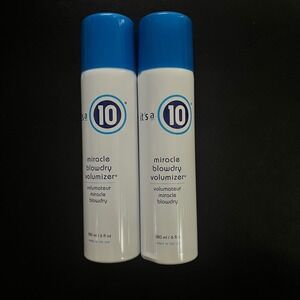 2 It's a‎ 10 Miracle Blowdry Volumizer 6 oz Aerosol Cans